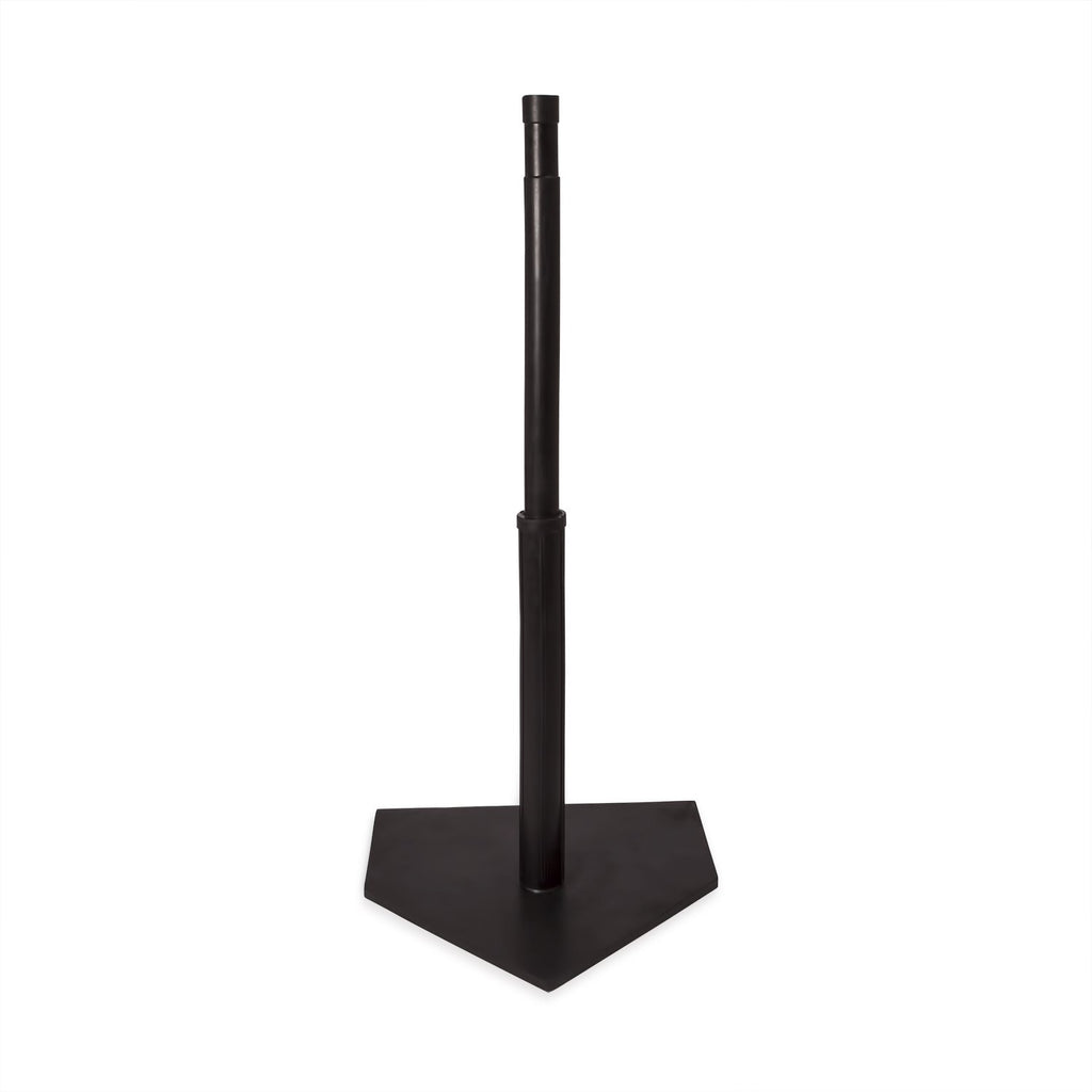 Champion Sports Deluxe Batting Tee - Mounted Adjustable Telescopic Batting Tee - 22"–36"