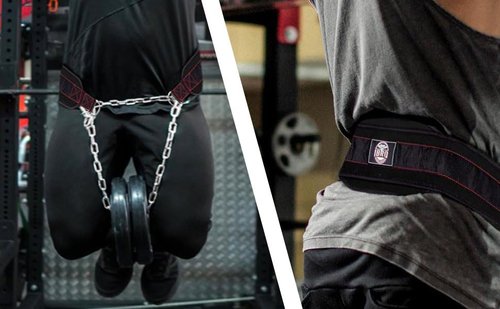 IBRO Advanced Fitness Dipping Belt with heavy Duty Long Steel Chain | Weighted Dips, Pullups, Bodybuilding, Weight Lifting | Neoprene Waist Support | for Men and Women