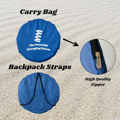 Portable Changing Room Pop Up Privacy Tent - Blue, Lightweight & Easy Setup