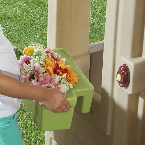 Step2 Charming Cottage Kids Playhouse - Indoor & Outdoor Playset, Interactive Sounds, Easy Assembly - Variation of Playhouse
