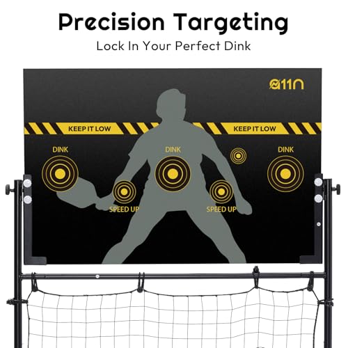 Pickleball Practice Rebounder with Adjustable Angles - Dink Board for Training