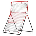 55-Inch Baseball Pitching Return Screen & Target for Youth Training - Black