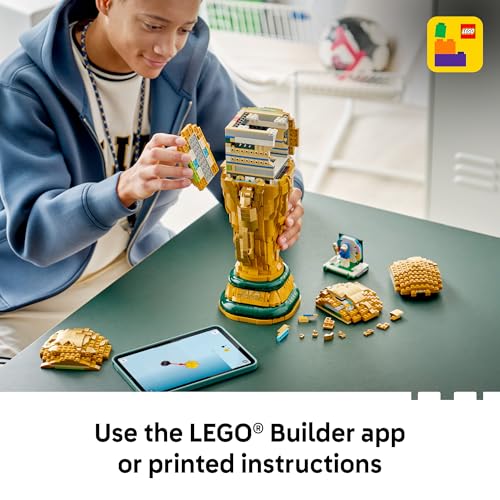 LEGO FIFA World Cup Official Trophy Building Set for Soccer Fans Ages 12+