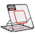 Black Pro Baseball & Softball Rebounder Net - Multi-Sport Pitch Back Training Aid