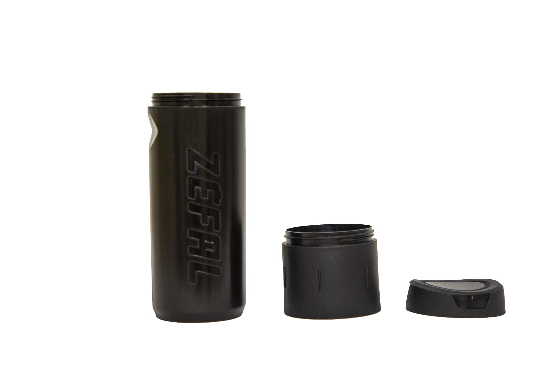 Zefal Z-Box L Tool Storage Box – 0.8L Waterproof Bicycle Tool Capsule for Bottle Cages | Screw Cap Seal, Impact-Resistant Polypropylene Case, Compact Lightweight Design