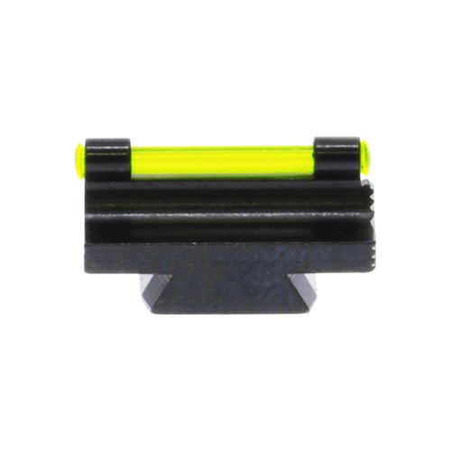 TRUGLO 3/8-Inch Dovetail Front Steel Gun Sight Replacement Fiber Optic Ramp Sight - .450", Green
