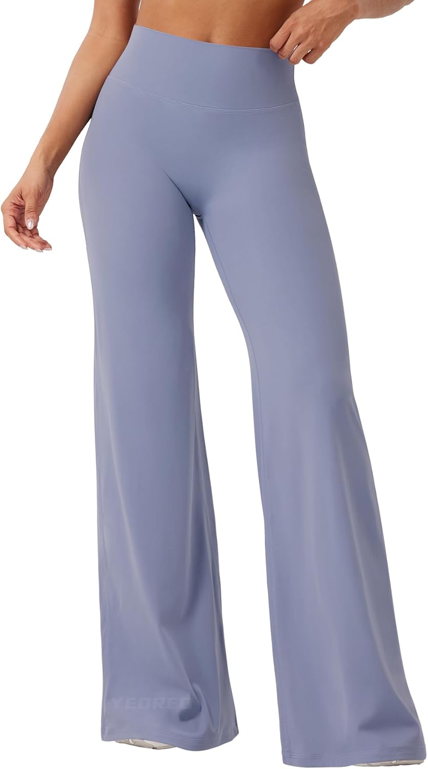 YEOREO Women's High Waist Workout Leggings - No Front Seam, Buttery Soft Gym Yoga Pants | 29" - 35" Sizes