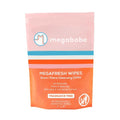 Megababe Megafresh Wipes - Unscented Intimate Cleansing Wipes | pH Balanced & Versatile | 16 Individually Wrapped Wipes