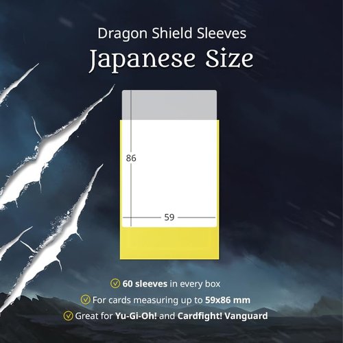 Dragon Shield | Matte Card Sleeves - 60 CT Smooth & Tough TCG Protection | Crimson - Compatible with Yu-Gi-Oh, Naruto, Cardfight & Vanguard