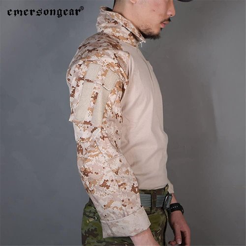 EMERSONGEAR Tactical Shirt - Gen3 Quick Dry Long Sleeve BDU for Airsoft & Paintball | Men's Combat Top