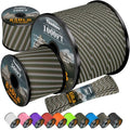 Reflective Paracord Rope 850Lb - Camo Green, 200FT Survival Tie Down