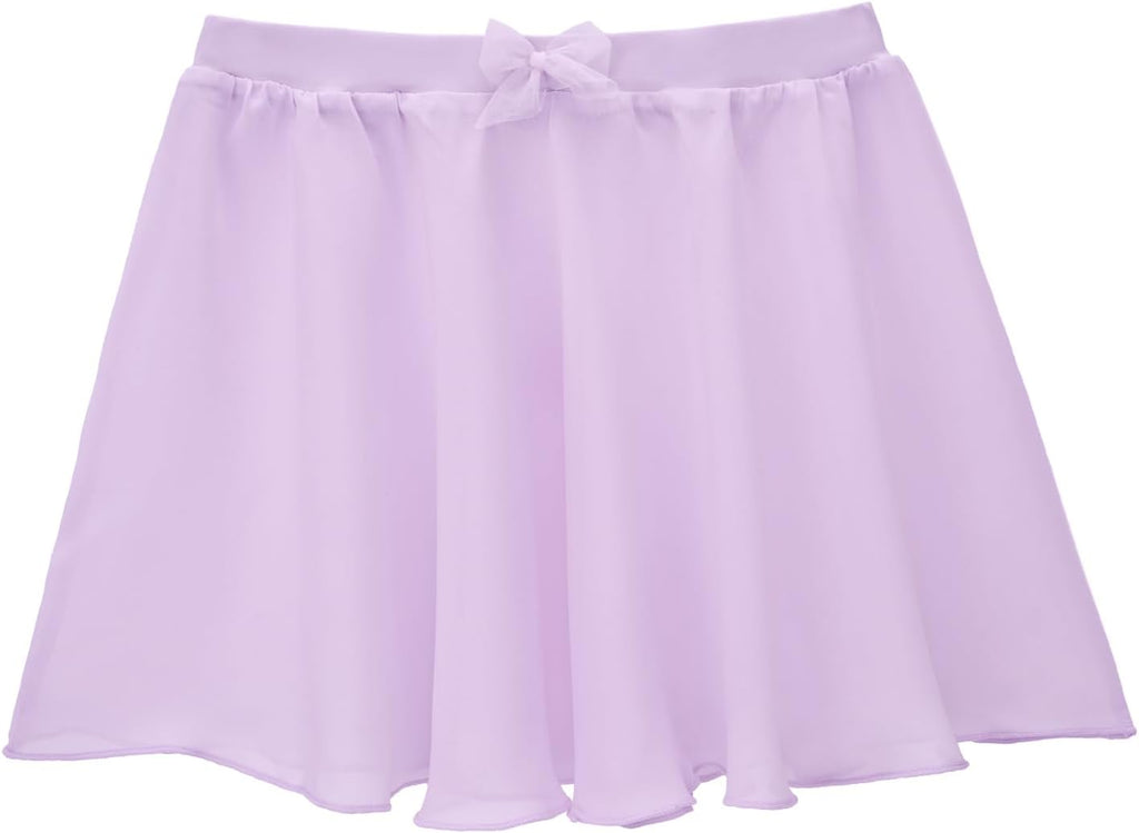 Stelle Girls Ballet Skirt - Chiffon Dance Skirt with Mesh Bowknot | Elastic Waist, Comfortable Fit