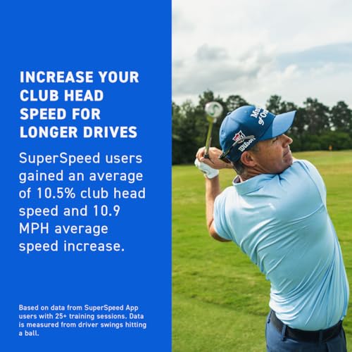 SuperSpeed Golf Swing Speed Trainer - Improve Distance & Club Head Speed