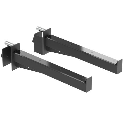 Synergee Safety Arms for 3x3 Power and Squat Racks, Fits Racks with 1" and 5/8" Holes. Rack-Mounted Safety Arm Attachment for Spotting, Bench Press, and Squats.
