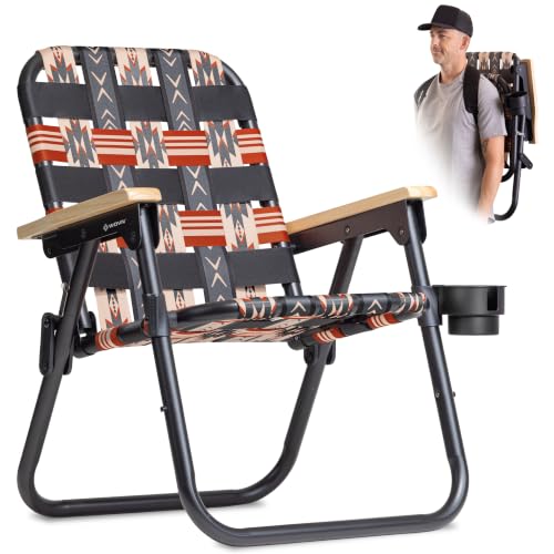 GoSports Outdoors WOVN Mesa Beach Backpack Chair - Premium Folding Camping Seat