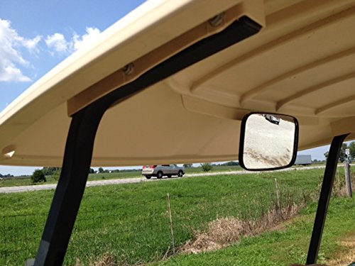 Golf Cart Rear View Mirror for Ez Go, Club Car, Yamaha