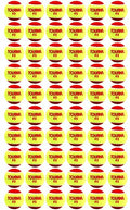 Tourna Low Compression Stage 3 Tennis Balls - 60 Pack for Youth Training