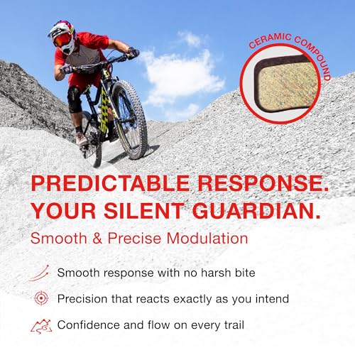 Red MTB Brake Pads for Shimano Tektro Tektro TRP All Mountain Downhill Trail