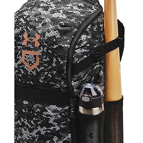 Under Armour Unisex Baseball Backpack Print Black / Metallic Gold, One Size