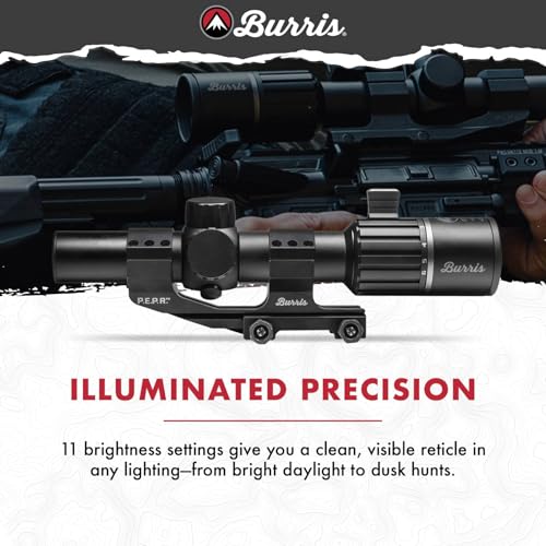 Burris RT-6 1-6x24mm Tactical Riflescope with Illuminated Reticle - Matte Black, Scope Only