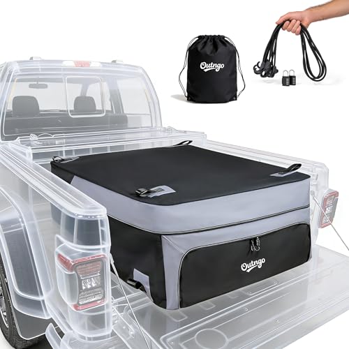 Heavy-Duty Waterproof Truck Bed Cargo Bag 38 Cu Ft for Outdoor Travel