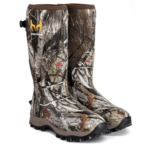 Hunthor Men's Waterproof Insulated Camo Hunting Boots - Next G2 Variation