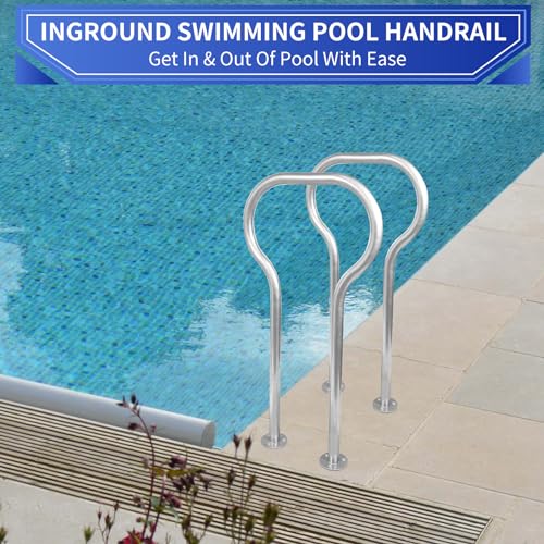 Yeezoo 37.4-Inch Boat Dock Handrail Safety Grab Bar for Marina & Decks