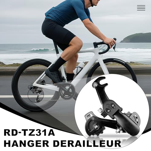 Bike Rear Derailleur 6/7 Speed Hanger Mount RD-TZ31A - Durable Aluminum