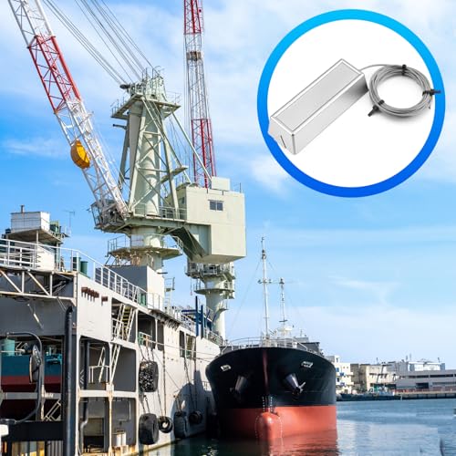 Marine Zinc Anode Kit for Boat and Pool Protection - 4 Pack, 2.2 lb Sacrificial Anodes with Stainless Steel Cables & Fittings