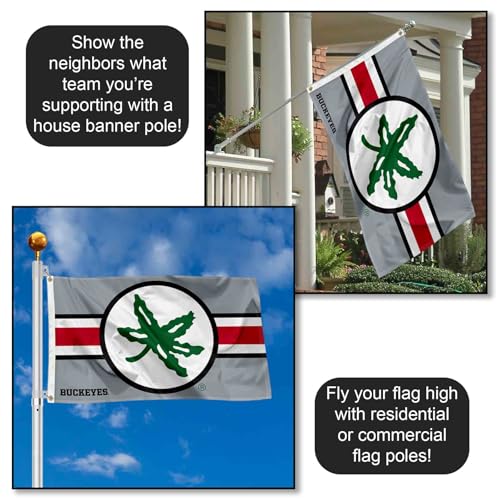 Ohio State Buckeyes College Banner Flag 3x5 - Sports Fan Decor