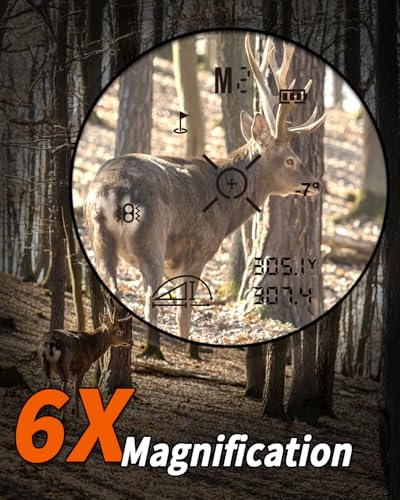 WOSPORTS 1200yd Rangefinder with 4 Modes for Hunting & Archery - Slope, Speed