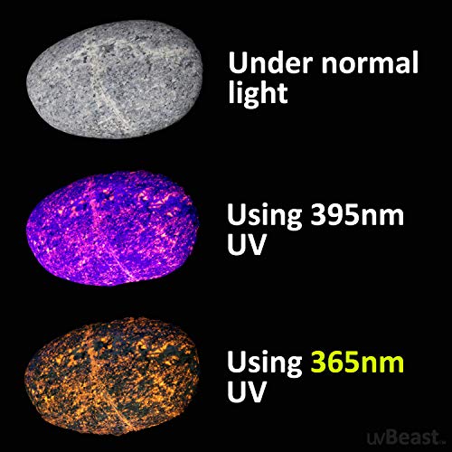 High Power UV Flashlight 365nm Long Range Black Light - Professional Grade