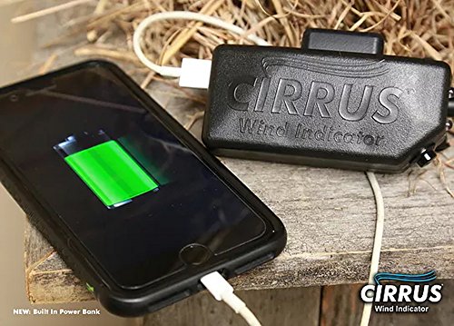 Rechargeable Wind Indicator with LEDs & Power Bank for Hunting