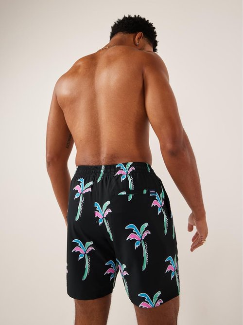 Chubbies Lined Men's Swim Trunks - 7 Inch Swim Shorts with Elastic Waist & UPF 50+ Protection