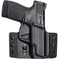 Tulster Black OWB Kydex Holster for M&P Shield/Plus 3.1" with Optic Cut, Concealed Carry