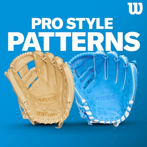 Wilson A1000 11.5" Pedroia Fit Baseball Glove - Right Hand Throw, Black/Pink/Blue