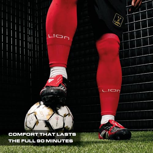 Kids Soccer Leg Sleeves - Pre-Cut Match Soccer Socks for Youth - Black