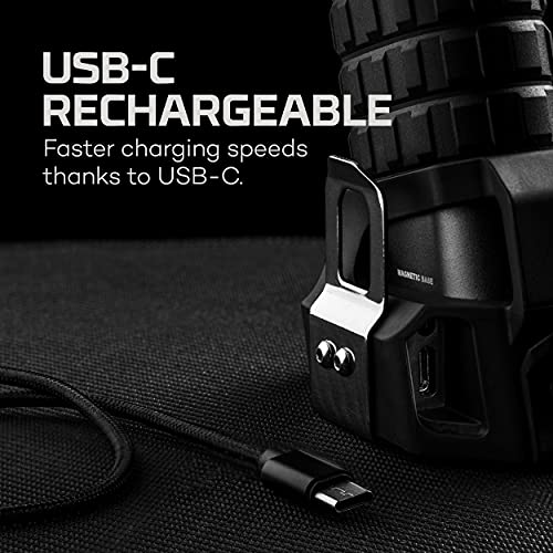 NEBO Luxtreme Tactical Rechargeable Spotlight 1/2 Mile Beam Waterproof