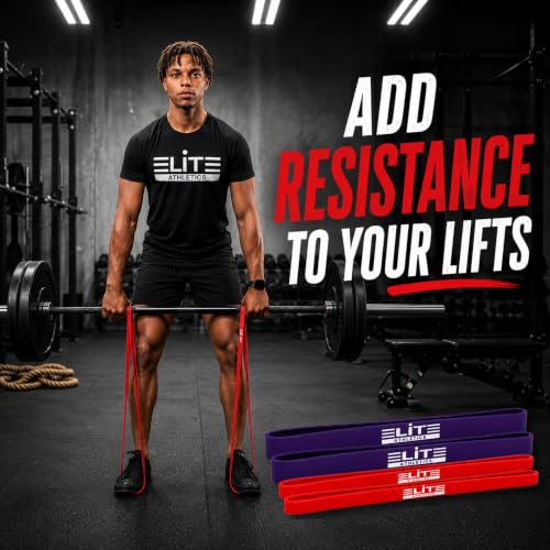 Heavy Thick Resistance Bands Set of 4 - Glute Activation & Strength Training