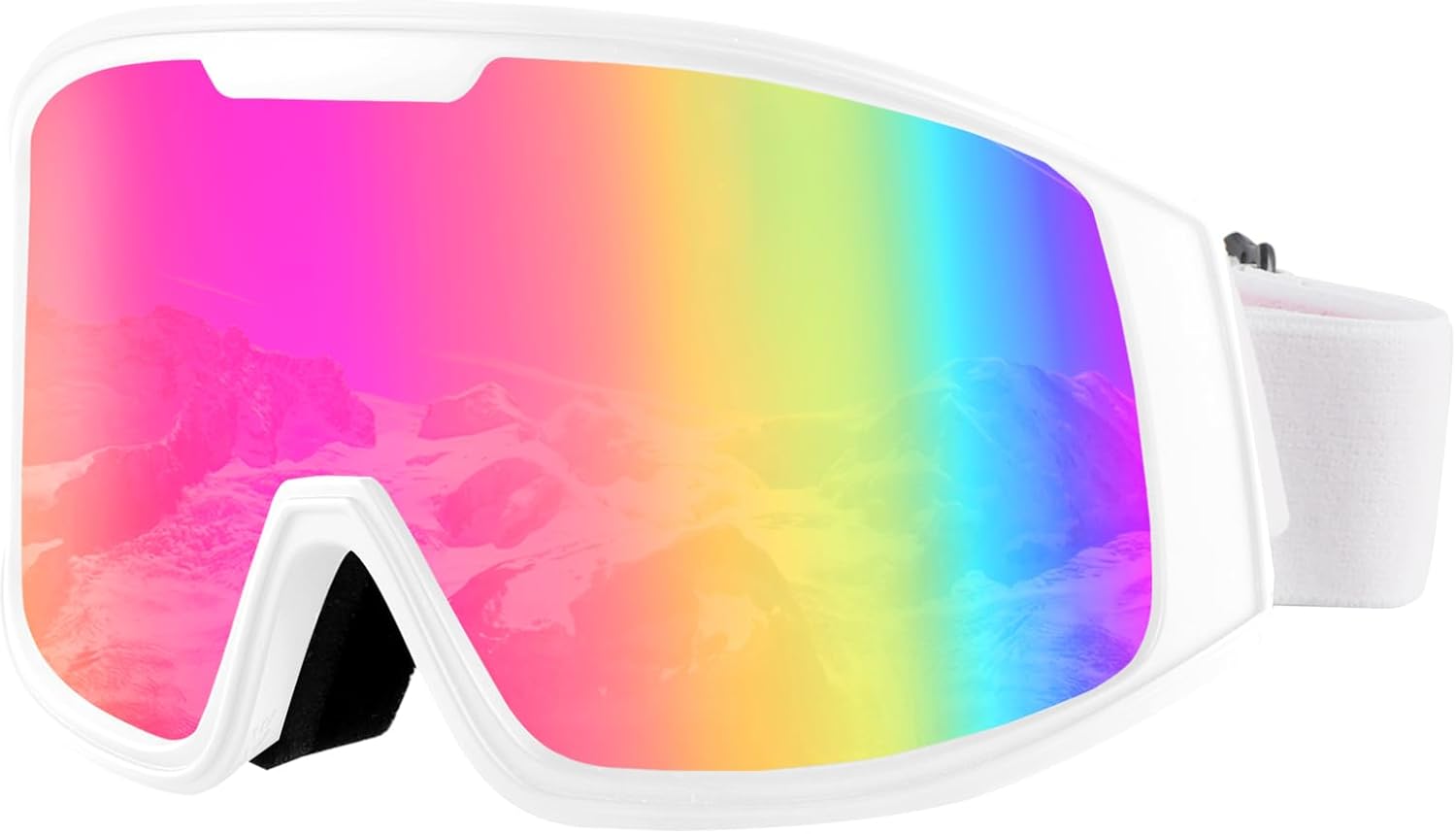 Ukoly Ski & Snowboard Goggles - HD Anti-Fog Lens, OTG Design, UV400 Protection | Men & Women