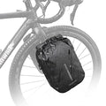 Rhinowalk 6L Front Fork Bag – Waterproof Bike Pannier/Shoulder Bag for E‑Scooters & Mountain Bikes (Black)