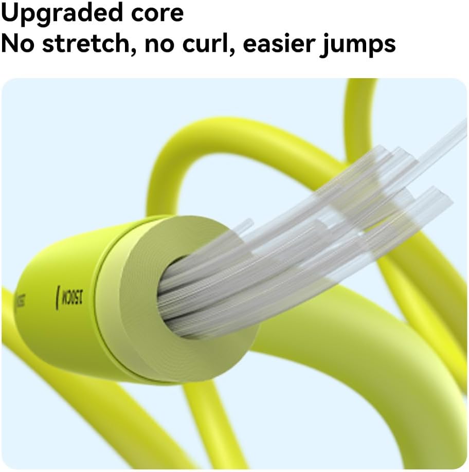 Skiennix Kids Jump Rope - Adjustable Speed Skipping Rope with Dual Bearings & Silicone Handles | Indoor/Outdoor Fitness Toy