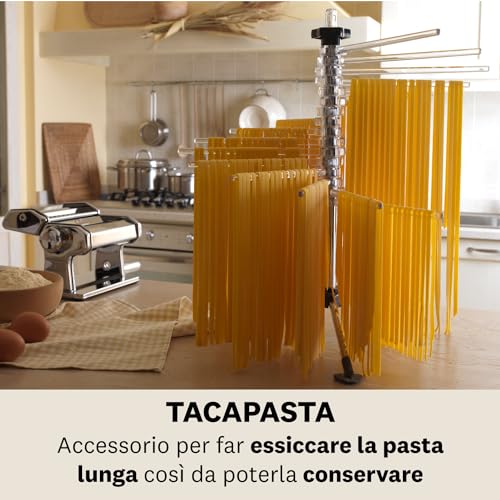 Pasta Drying Rack - Clear, 18.5 x 2.75 Inches, Holds Up to 4.4 lbs - Italian Made
