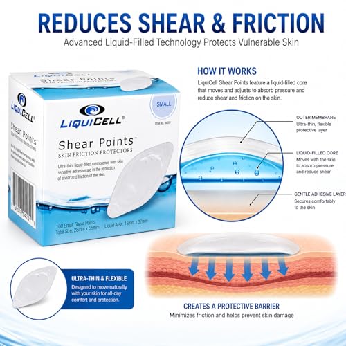 LiquiCell Shear and Friction Reduction Bandages - Small, 100 Pack