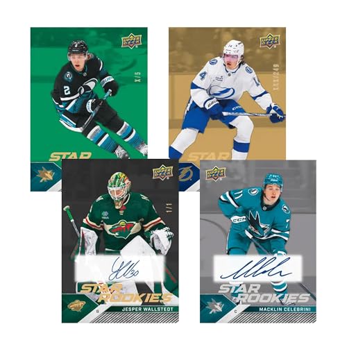 2024-25 Upper Deck Star Rookies Hockey Card Box Set – NHL Collectible Trading Cards
