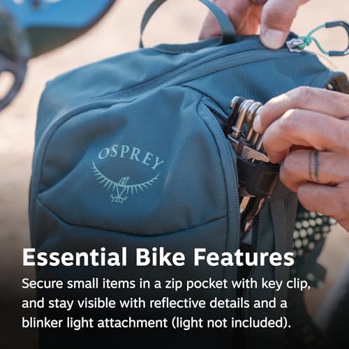 Osprey Berm Cycling Backpack with Hydraulics Reservoir - Cascade Blue / 2L