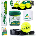 Portable Tennis Rebounder Set with Heavy Metal Base & Replacement Balls