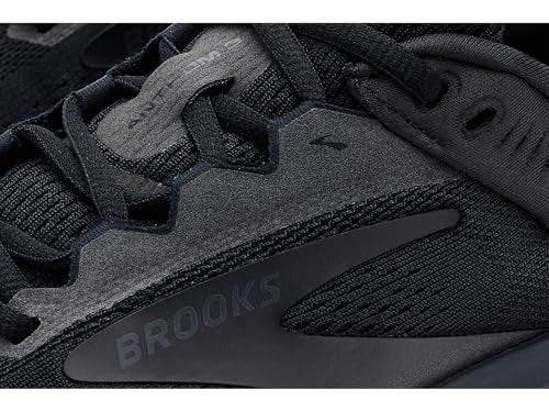 Brooks Women's Anthem 8 Running Shoes Black/Black/Ebony, Comfortable, Lightweight for Road & Track