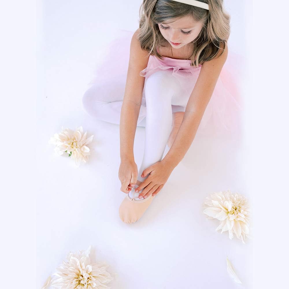 Stelle Ballet Shoes - Soft Leather Toddler & Kids Dance Slippers | Comfortable & Stylish