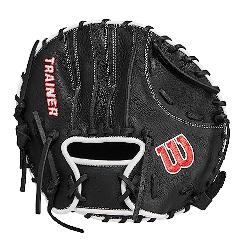 Wilson Infield Pancake Baseball Glove - Right Hand Throw Black/Red